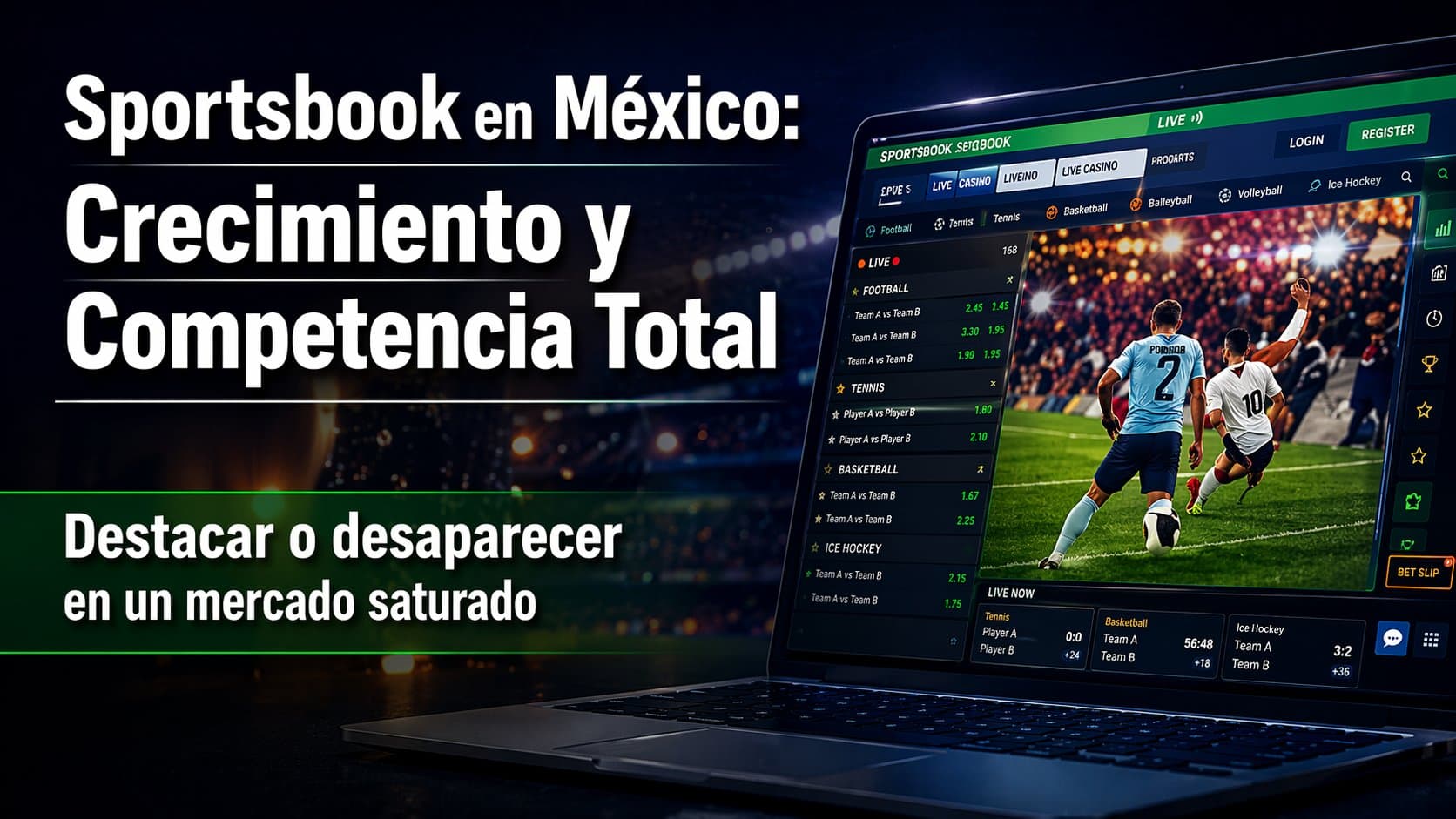 Sportsbook en México: crecimiento sin precedentes y competencia total