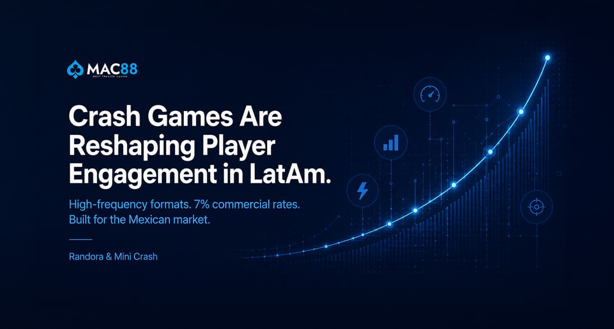 Los juegos Crash de alta frecuencia están transformando el engagement de los jugadores en América Latina, afirma MAC88